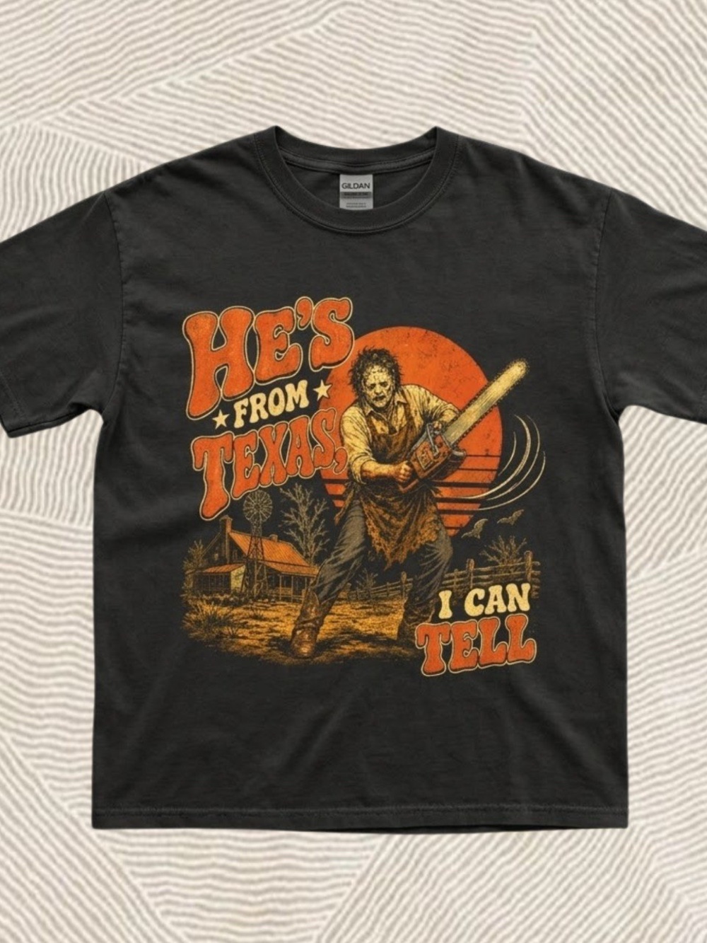 He’s from Texas I Can Tell T-Shirt, Halloween Spooky Season Tee